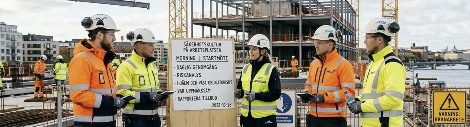 Ny rapport om säkerhetskultur i byggbranschen